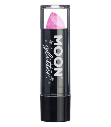 Moon Glitter Iridescent Glitter Lipstick, Pink