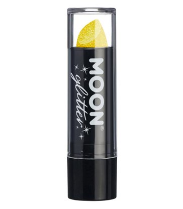 Moon Glitter Iridescent Glitter Lipstick, Yellow