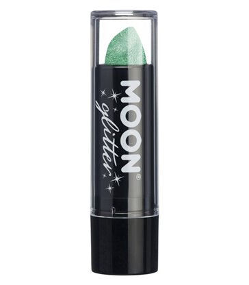 Moon Glitter Iridescent Glitter Lipstick, Green