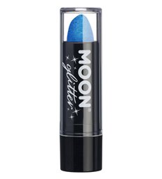 Moon Glitter Iridescent Glitter Lipstick, Blue