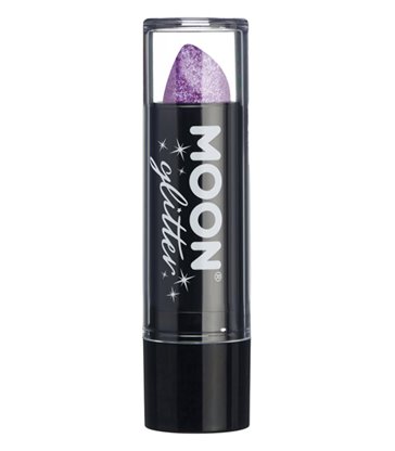 Moon Glitter Iridescent Glitter Lipstick, Purple