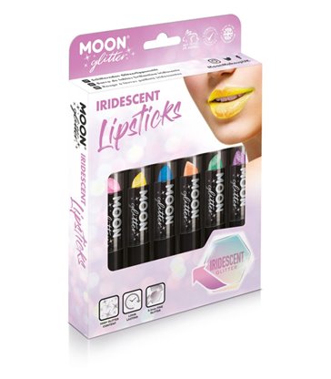 Moon Glitter Iridescent Glitter Lipstick, Assorted