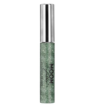 Moon Glitter Holographic Glitter Eye Liner, Green