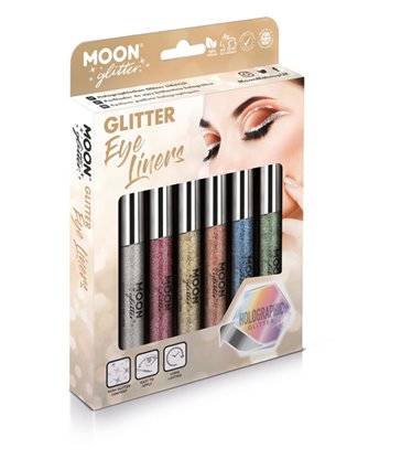 Moon Glitter Holographic Glitter Eye Liner, Assort