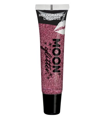 Moon Glitter Holographic Glitter Lipgloss, Pink