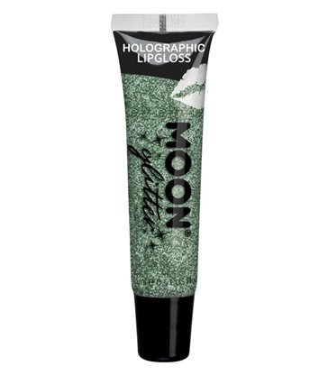 Moon Glitter Holographic Glitter Lipgloss, Green