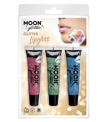 Moon Glitter Holographic Glitter Lipgloss,