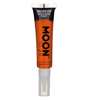 Moon Glow Intense Neon UV Face Paint, Orange