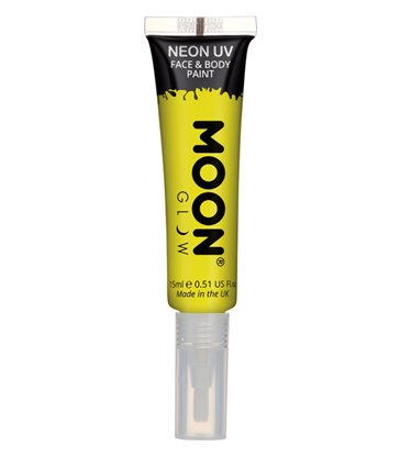 Moon Glow Intense Neon UV Face Paint, Yellow