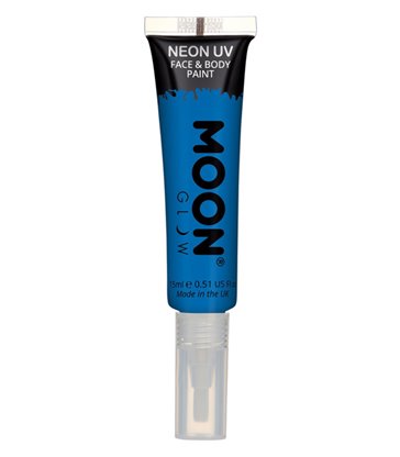 Moon Glow Intense Neon UV Face Paint, Blue