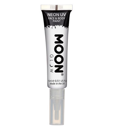 Moon Glow Intense Neon UV Face Paint, White