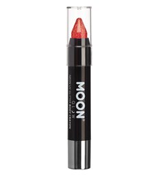 Moon Glow - Neon UV Glitter Body Crayons, Red