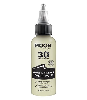 Moon Glow - Glow in the Dark Fabric Paint,