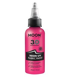 Moon Glow - Neon UV Intense Fabric Paint, Pink