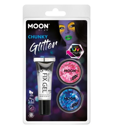 Moon Glow - Neon UV Chunky Glitter,