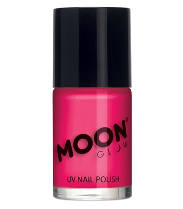 Moon Glow Intense Neon UV Nail Polish, Neon Pink