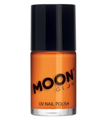 Moon Glow Intense Neon UV Nail Polish, Neon Orange