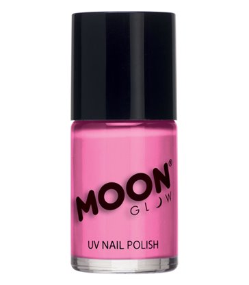 Moon Glow Pastel Neon UV Nail Polish, Pastel Pink