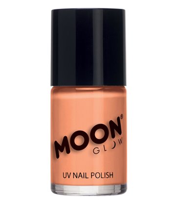 Moon Glow Pastel Neon UV Nail Polish, Orange