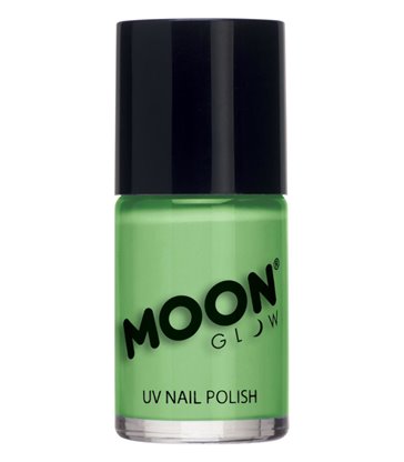 Moon Glow Pastel Neon UV Nail Polish, Pastel Green