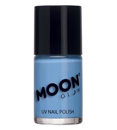 Moon Glow Pastel Neon UV Nail Polish, Pastel Blue