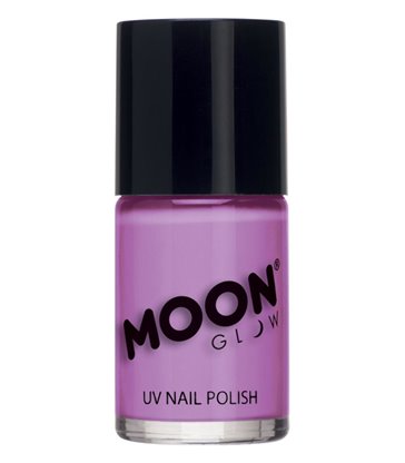 Moon Glow Pastel Neon UV Nail Polish, Lilac