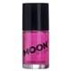 Moon Glow - Neon UV Glitter Nail Polish, Magenta