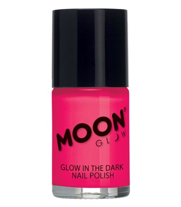 Moon Glow - Glow in the Dark Nail Polish, Pink