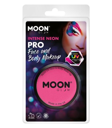 Moon Glow Pro Intense Neon UV Cake Pot, Hot Pink