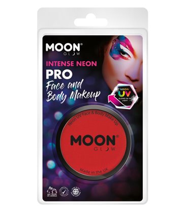 Moon Glow Pro Intense Neon UV Cake Pot, Red