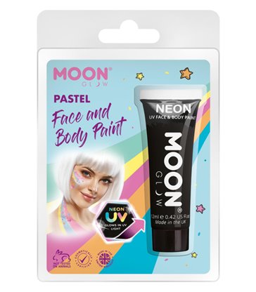 Moon Glow Pastel Neon UV Face Paint, Black