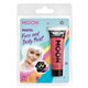 Moon Glow Pastel Neon UV Face Paint, Pastel Coral