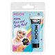 Moon Glow Pastel Neon UV Face Paint, Pastel Blue