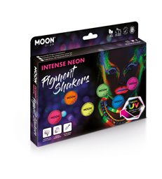 Moon Glow Intense Neon UV Pigment Shakers, Assorte