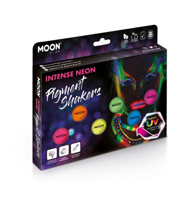 Moon Glow Intense Neon UV Pigment Shakers, Assorte