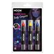 Moon Glow Intense Neon UV Body Crayons,