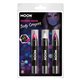 Moon Glow Intense Neon UV Body Crayons,