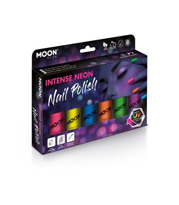 Moon Glow Intense Neon UV Nail Polish, Assorted