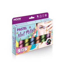 Moon Glow Pastel Neon UV Nail Polish, Assorted