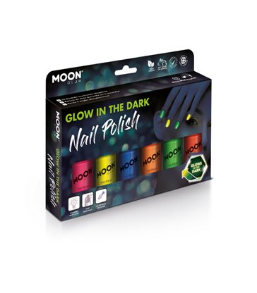 Moon Glow - Glow in the Dark Nail Polish, Assorted