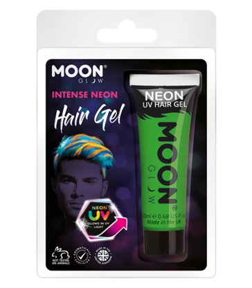 Moon Glow Intense Neon UV Hair Gel, Green