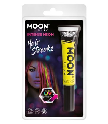 Moon Glow Intense Neon UV Hair Streaks, Yellow