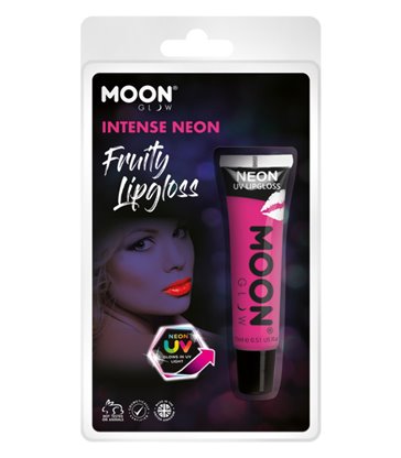 Moon Glow Intense Neon UV Fruity Lipgloss, Pink