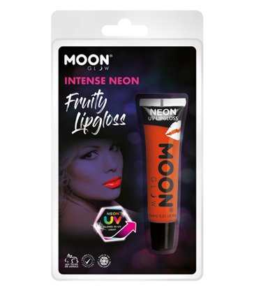 Moon Glow Intense Neon UV Fruity Lipgloss, Orange