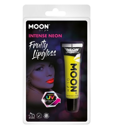 Moon Glow Intense Neon UV Fruity Lipgloss, Yellow