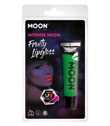 Moon Glow Intense Neon UV Fruity Lipgloss, Green