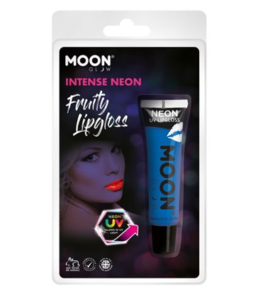 Moon Glow Intense Neon UV Fruity Lipgloss, Blue