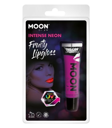 Moon Glow Intense Neon UV Fruity Lipgloss, Purple