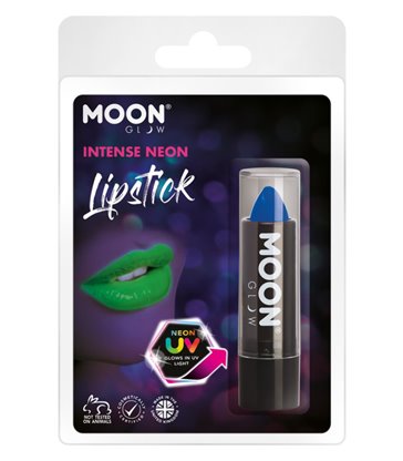 Moon Glow Intense Neon UV Lipstick, Blue