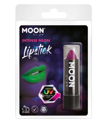 Moon Glow Intense Neon UV Lipstick, Purple